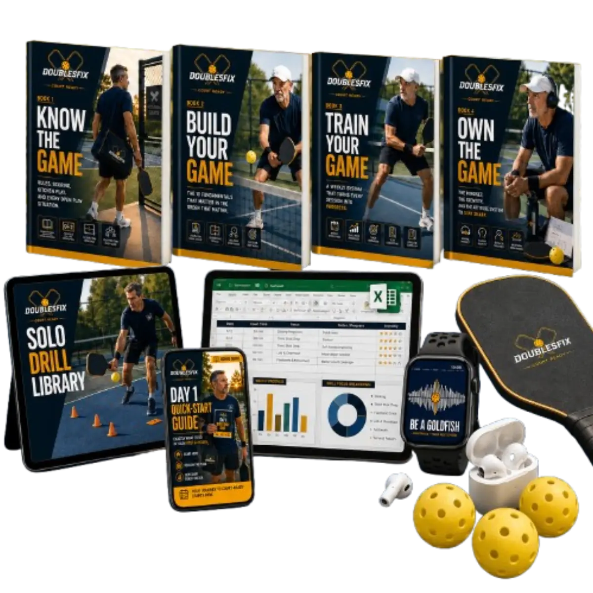 Court Ready Bundle — 4 books displayed on tablet and phone